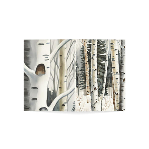 Winter Aspen Trunks - Fine Art Greeting Cards